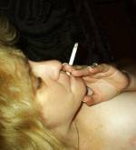 relaxing while my sissy takes pics of me smoking...