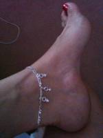 The anklet L sent has arrived