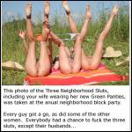 3 Neighboorhood sluts