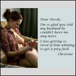 Dear Derek